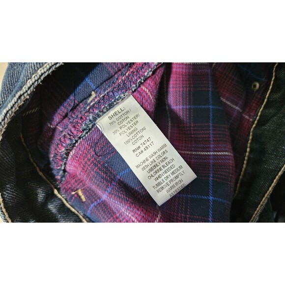 Natural Reflection Blue Dark Wash Skinny Stretch Denim Woman Jeans Size 6 - Picture 5 of 11